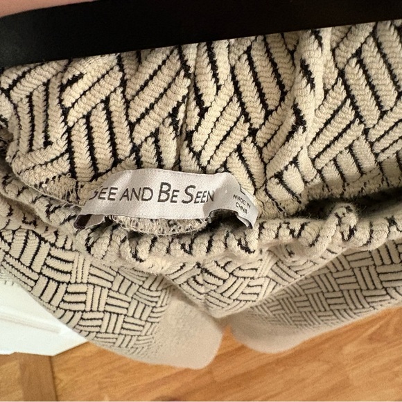 See and Be Seen Black & Cream Pants - Picture 3 of 4